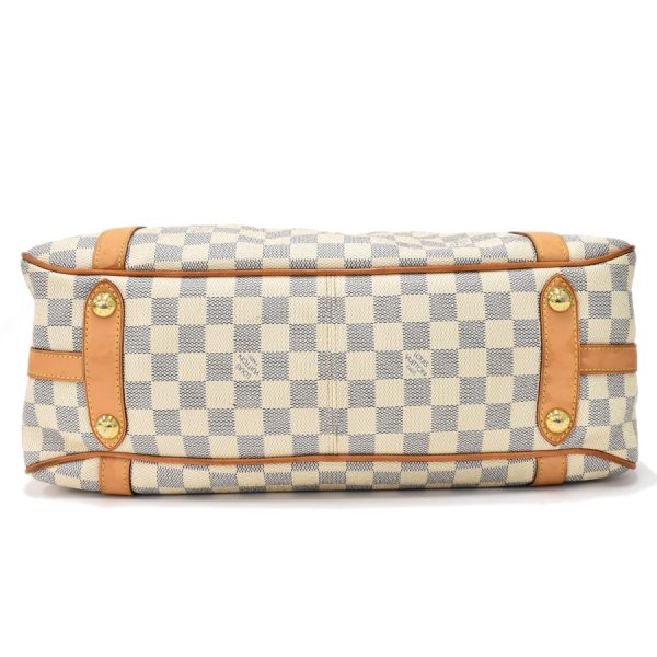 5000041884102559 4 Louis Vuitton Stresa PM Handbag Damier Azur Canvas Leather Ivory