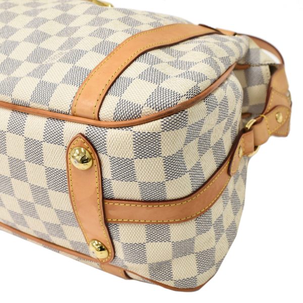 5000041884102559 5 Louis Vuitton Stresa PM Handbag Damier Azur Canvas Leather Ivory