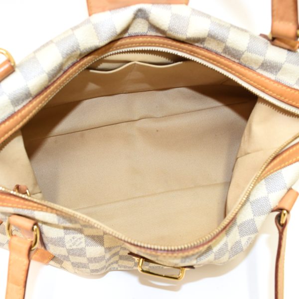 5000041884102559 8 Louis Vuitton Stresa PM Handbag Damier Azur Canvas Leather Ivory