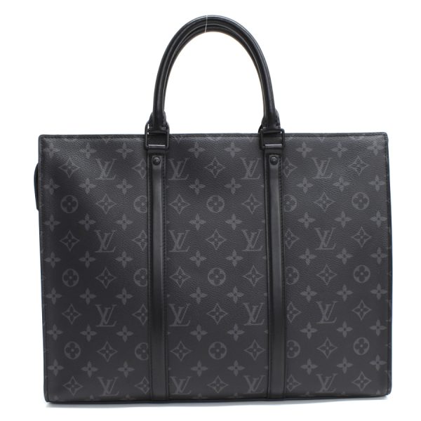 5000041884102581 3 Louis Vuitton Sac Plat Horizontal Zip Briefcase Bag Eclipse Black