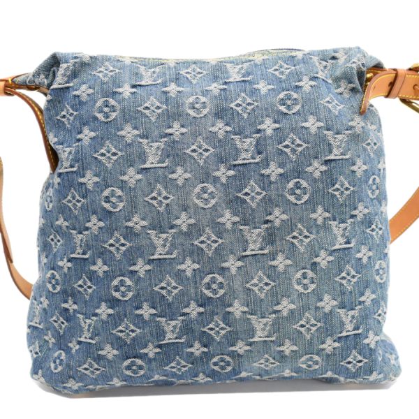 5000041884102584 3 Louis Vuitton Baggy GM Shoulder Bag Denim Canvas Blue