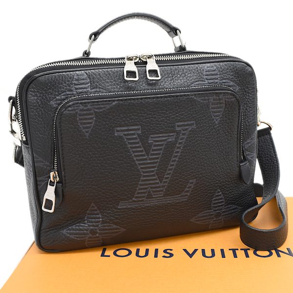 5000041884102593 1 Louis Vuitton Shoulder Bag Giant Taurillon Shadow Noir Black