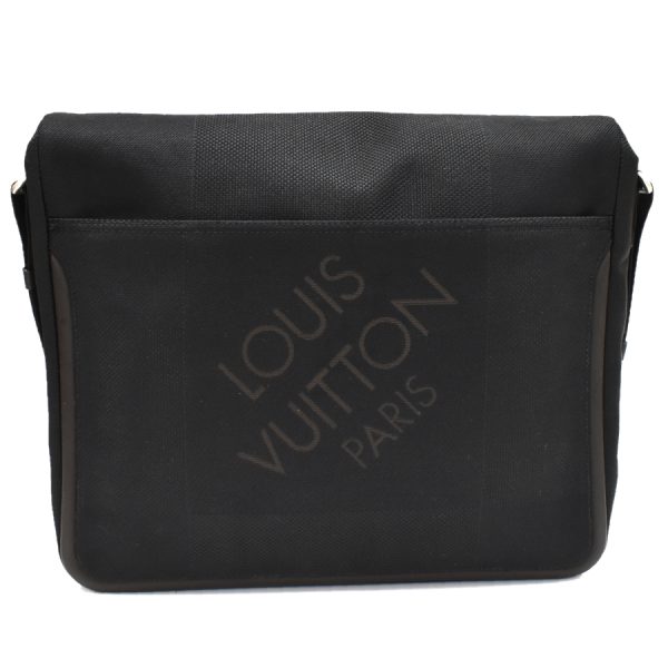 5000041884102598 3 Louis Vuitton Messager Shoulder Bag Damier Jean Noir Black