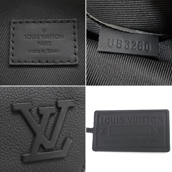 5000041884102623 9 Louis Vuitton Takeoff Backpack Aerogram Leather Noir