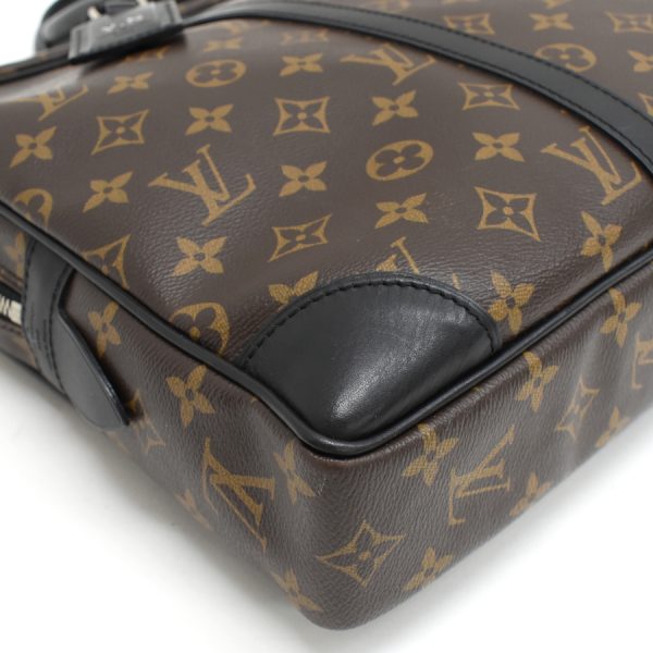 5000041884102624 6 Louis Vuitton Porte Document Voyage Monogram Macassar Brown