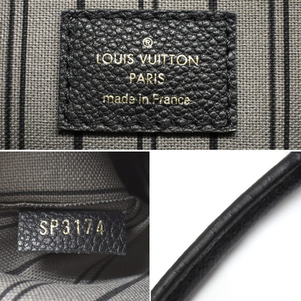 5000041884102627 9 Louis Vuitton Montaigne BB Mini Tote Monogram Empreinte Noir