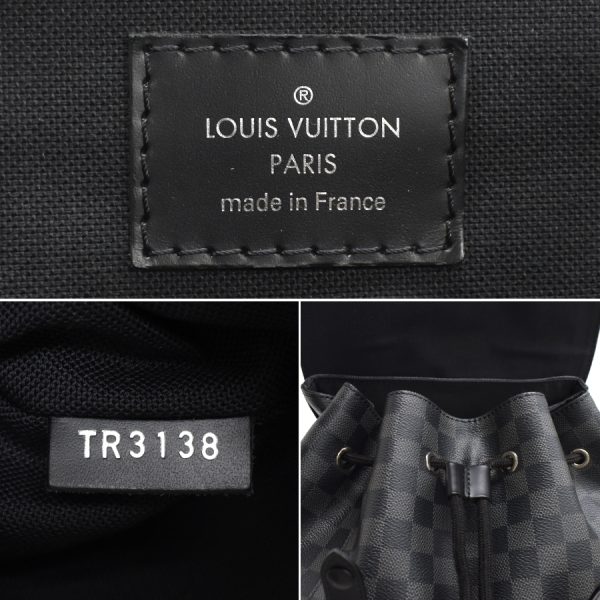 5000041884102634 9 Louis Vuitton Christopher MM Backpack Damier Graphite Black