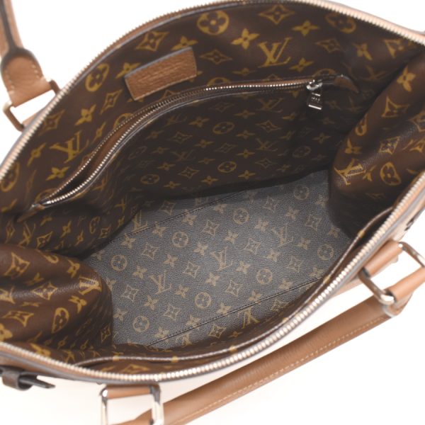 5000041884102641 8 Louis Vuitton Zipped Tote Avane Monogram Leather Canvas Brown