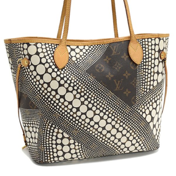 5000041884102653 1 Louis Vuitton Neverfull MM Bronze Wave Yayoi Kusama White