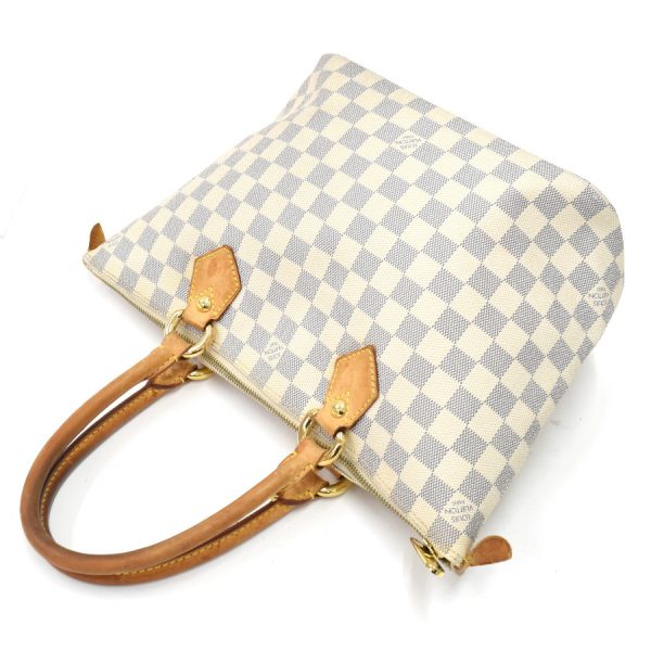 5000041884102654 7 Louis Vuitton Saleya PM Tote Bag Damier Azur White