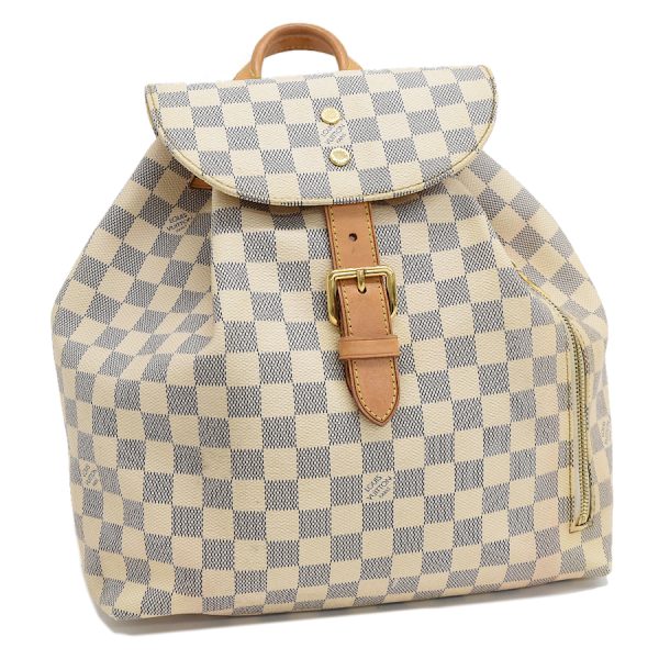 5000041884102662 1 Louis Vuitton Sperone Backpack Rucksack Damier Azur Canvas Ivory