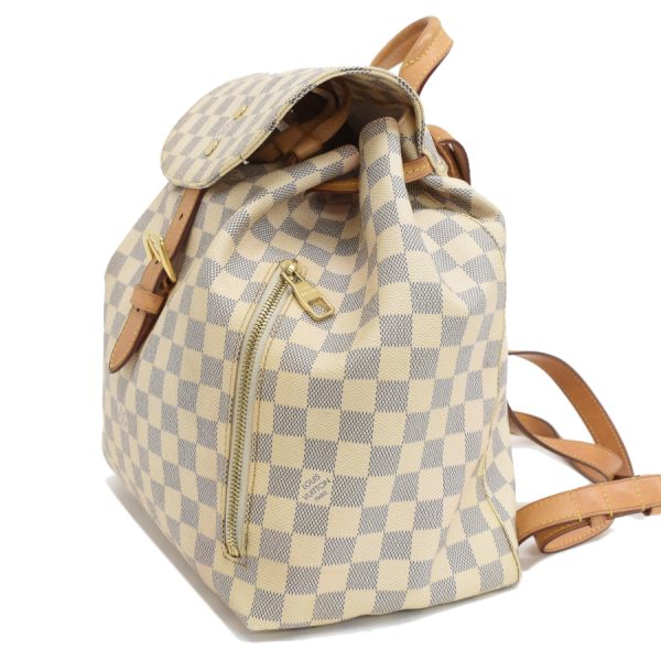 5000041884102662 2 Louis Vuitton Sperone Backpack Rucksack Damier Azur Canvas Ivory