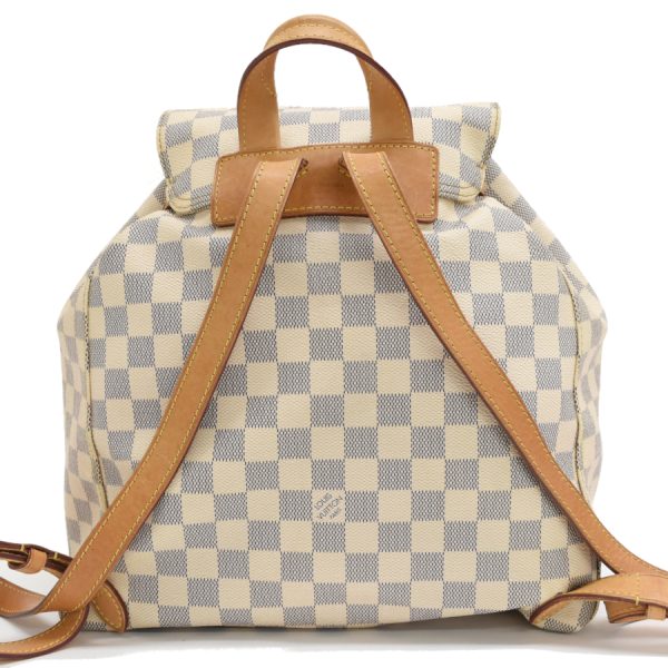 5000041884102662 3 Louis Vuitton Sperone Backpack Rucksack Damier Azur Canvas Ivory