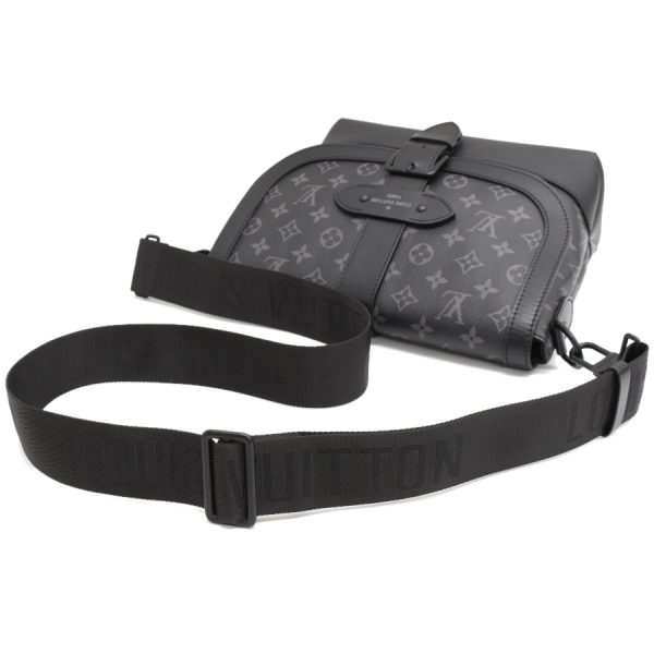 5000041884102665 7 Louis Vuitton Saumur Messenger Shoulder Bag Monogram Eclipse Black