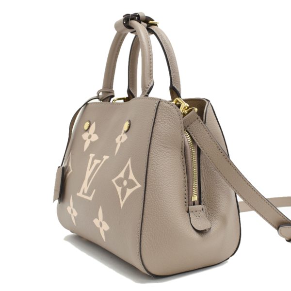 5000041884102666 2 Louis Vuitton Montaigne BB tote M45489 Empreinte Beige