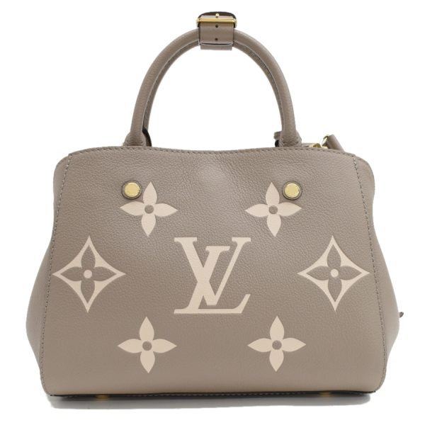 5000041884102666 3 Louis Vuitton Montaigne BB tote M45489 Empreinte Beige