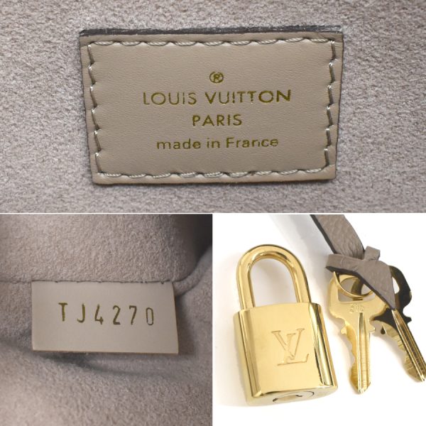 5000041884102666 9 Louis Vuitton Montaigne BB tote M45489 Empreinte Beige