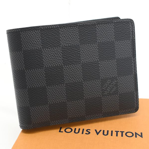 5000041884102668 1 Louis Vuitton Portefeuille Multiple Bifold Graphite Black