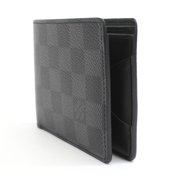 5000041884102668 2 Louis Vuitton Portefeuille Multiple Bifold Graphite Black