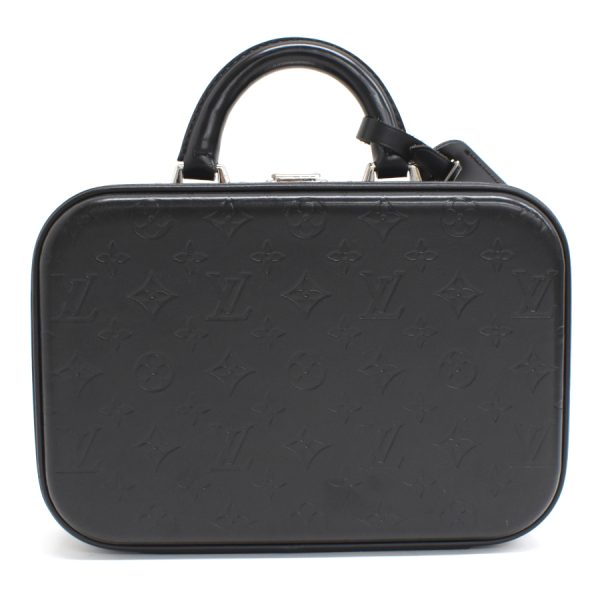 5000041884102671 3 Louis Vuitton Valisette PM Trunk Case Monogram Glace Leather Black