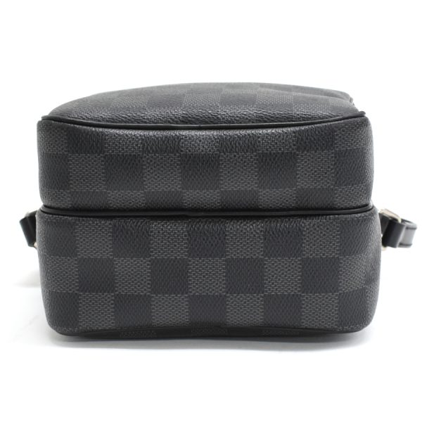 5000041884102682 4 Louis Vuitton Rem Shoulder Bag Damier Graphite Black