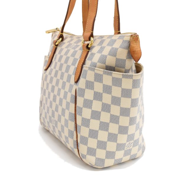 5000041884102690 2 Louis Vuitton Totally PM Tote Shoulder Bag N51261 Damier Azur Ivory