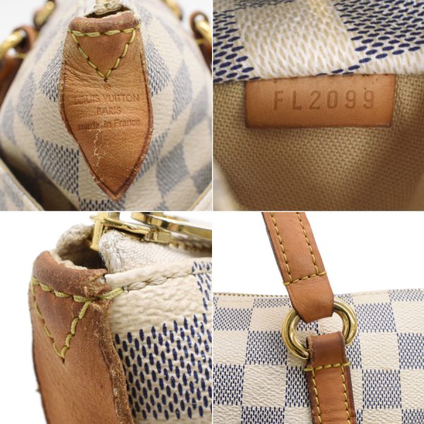 5000041884102690 9 Louis Vuitton Totally PM Tote Shoulder Bag N51261 Damier Azur Ivory