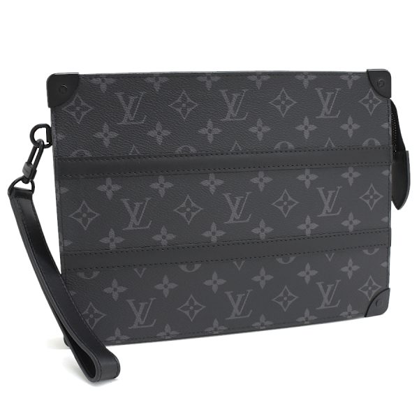 5000041884102728 1 Louis Vuitton Trunk Pochette Shoulder Bag Clutch Eclipse Black