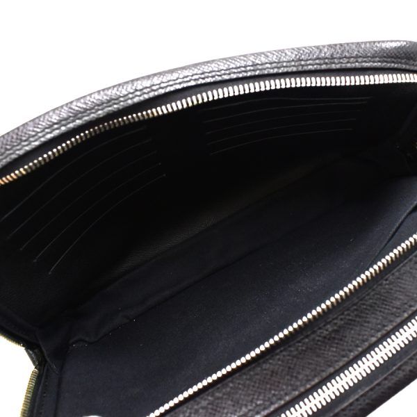 5000041884400210 8 Louis Vuitton Neopavel Clutch Bag Taiga Leather Ardoise Black