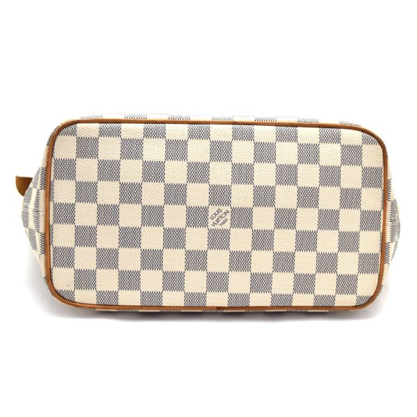 5000041889300177 4 Louis Vuitton Saleya PM Damier Azur N51186 White