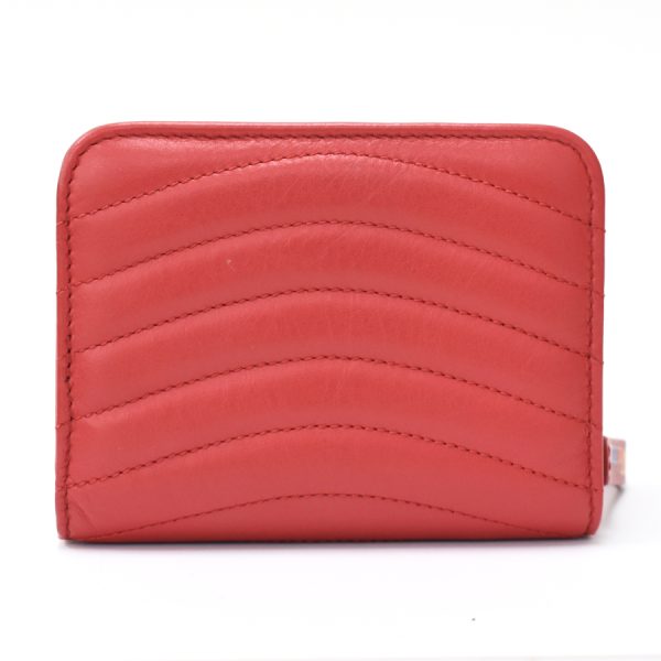 5000042884100385 2 Louis Vuitton New Wave Zipped Compact Wallet Red