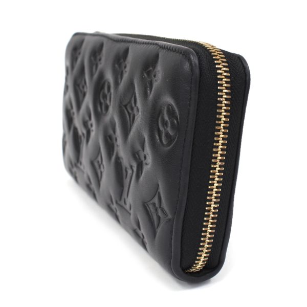 5000042884100416 2 Louis Vuitton Zippy Wallet Monogram Embossed Lamb Leather Noir Black