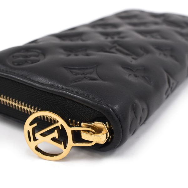 5000042884100416 5 Louis Vuitton Zippy Wallet Monogram Embossed Lamb Leather Noir Black