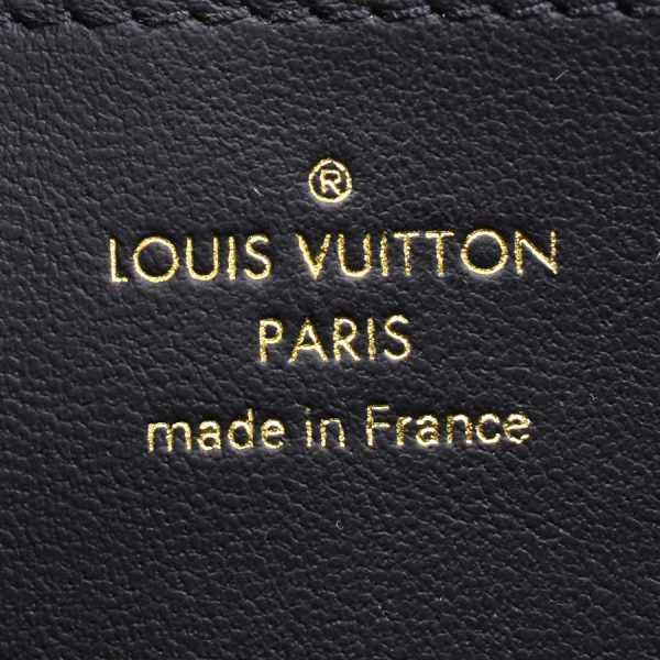 5000042884100416 9 Louis Vuitton Zippy Wallet Monogram Embossed Lamb Leather Noir Black