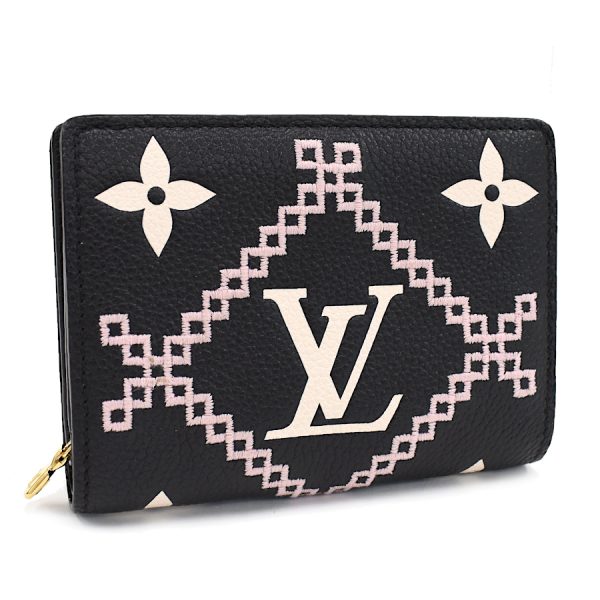 5000042884100418 1 Louis Vuitton Portefeuille Clea Wallet Empreinte Broderie Noir Black