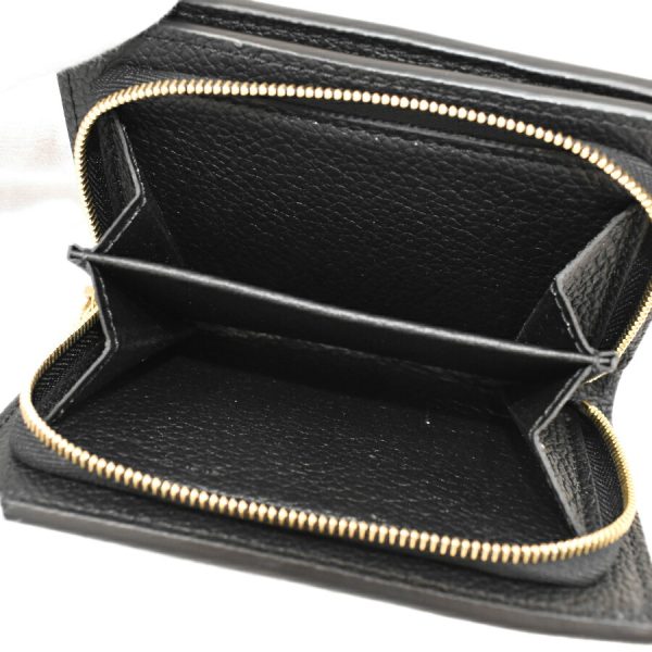 5000042884100418 7 Louis Vuitton Portefeuille Clea Wallet Empreinte Broderie Noir Black