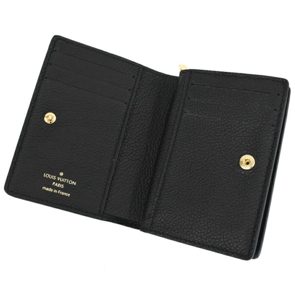 5000042884100418 8 Louis Vuitton Portefeuille Clea Wallet Empreinte Broderie Noir Black