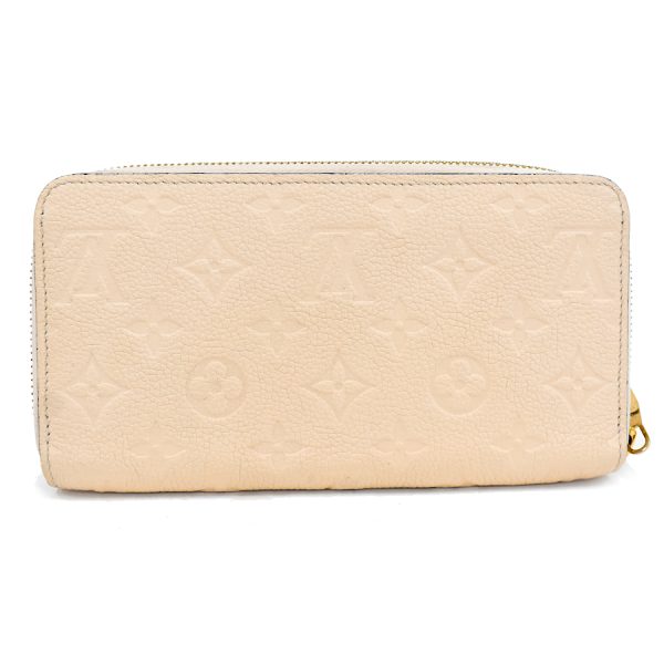 5000042884100421 3 Louis Vuitton Zippy Wallet Monogram Empreinte Crème