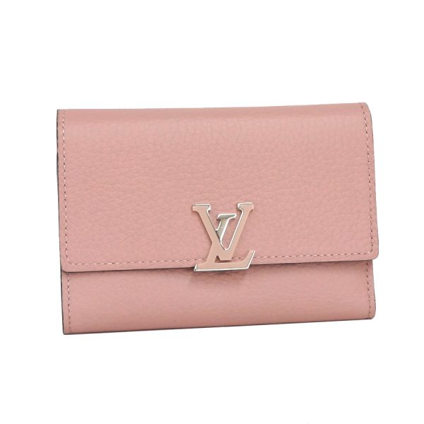 5000042884100427 1 Louis Vuitton Portefeuille Capucines Wallet Magnolia Pink