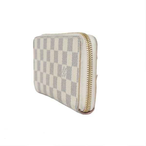 5000042884100429 2 Louis Vuitton Portefeuille Clémence Long Wallet Damier Azur Rose Ballerine