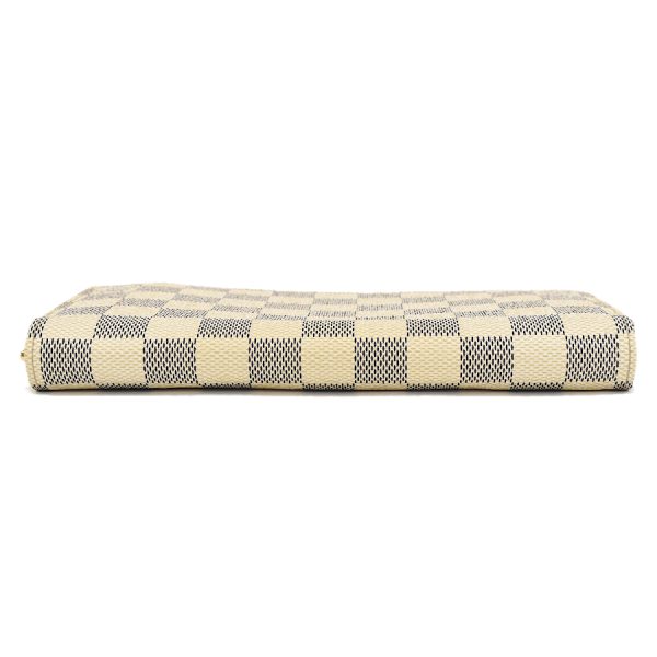 5000042884100431 4 Louis Vuitton Zippy Wallet Round Zipper Long Wallet Damier Azur Ivory