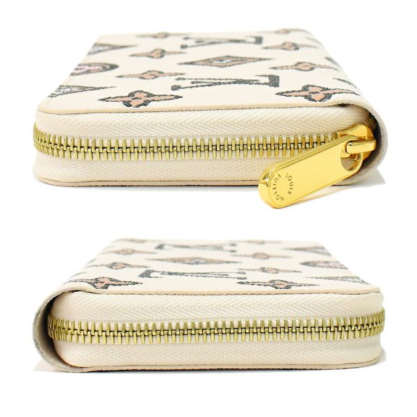 5000042884100434 2 Louis Vuitton Zippy Wallet Long Wallet Capsule Collection Wild at Art Canvas Limited Cream