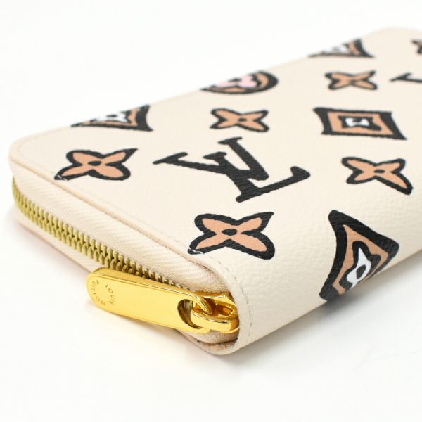 5000042884100434 6 Louis Vuitton Zippy Wallet Long Wallet Capsule Collection Wild at Art Canvas Limited Cream