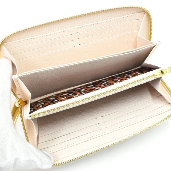 5000042884100434 7 Louis Vuitton Zippy Wallet Long Wallet Capsule Collection Wild at Art Canvas Limited Cream