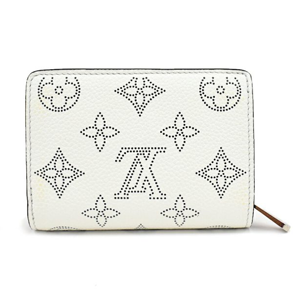 5000042884100437 3 Louis Vuitton Portefeuille Clea Wallet Monogram Mahina Leather White