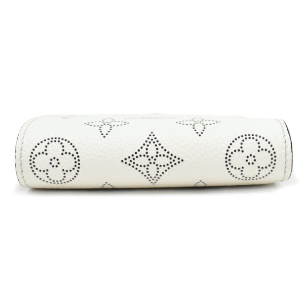 5000042884100437 4 Louis Vuitton Portefeuille Clea Wallet Monogram Mahina Leather White