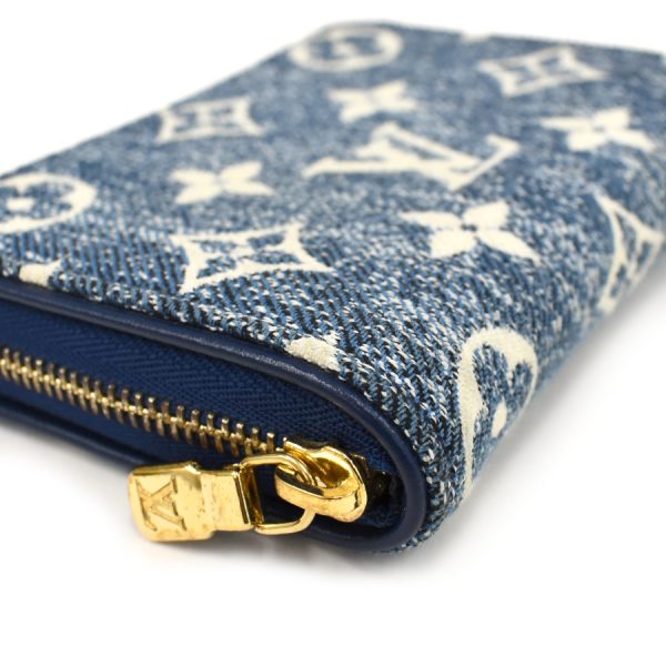 5000042884100438 5 Louis Vuitton Zippy Coin Purse Monogram Jacquard Denim Marine