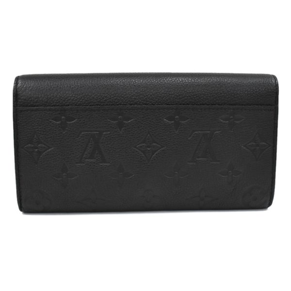 5000042884100443 3 Louis Vuitton Portefeuille Sarah Wallet Monogram Empreinte Noir Black