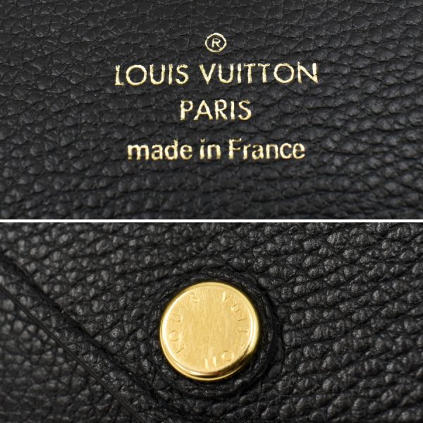 5000042884100443 9 Louis Vuitton Portefeuille Sarah Wallet Monogram Empreinte Noir Black