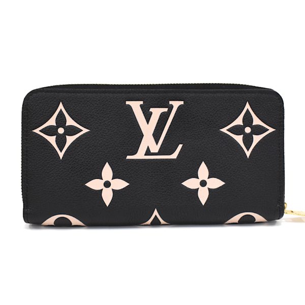 5000042884100444 3 Louis Vuitton Zippy Wallet Monogram Empreinte Black